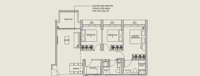 parc greenwich ec executive condo floor plans 3 bedroom premium with study